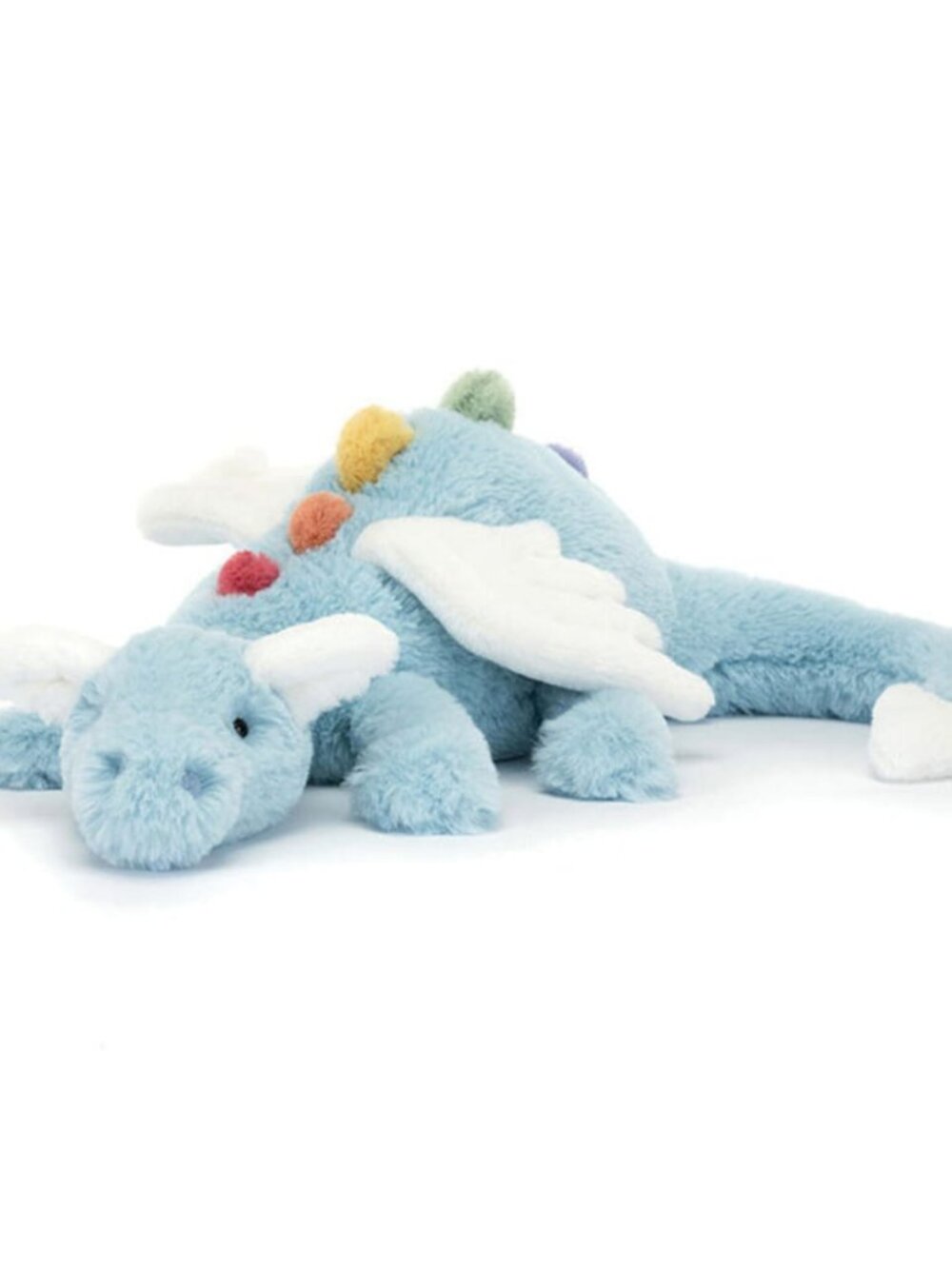 Jellycat Large Sky Dragon Blue Rainbow Soft Plush Toy New With Tags